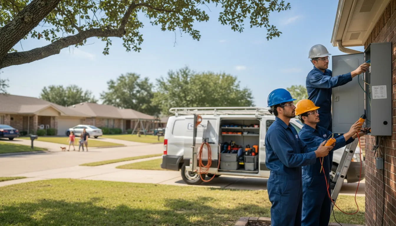 Certified electrician providing emergency electrical services in Dallas, WV